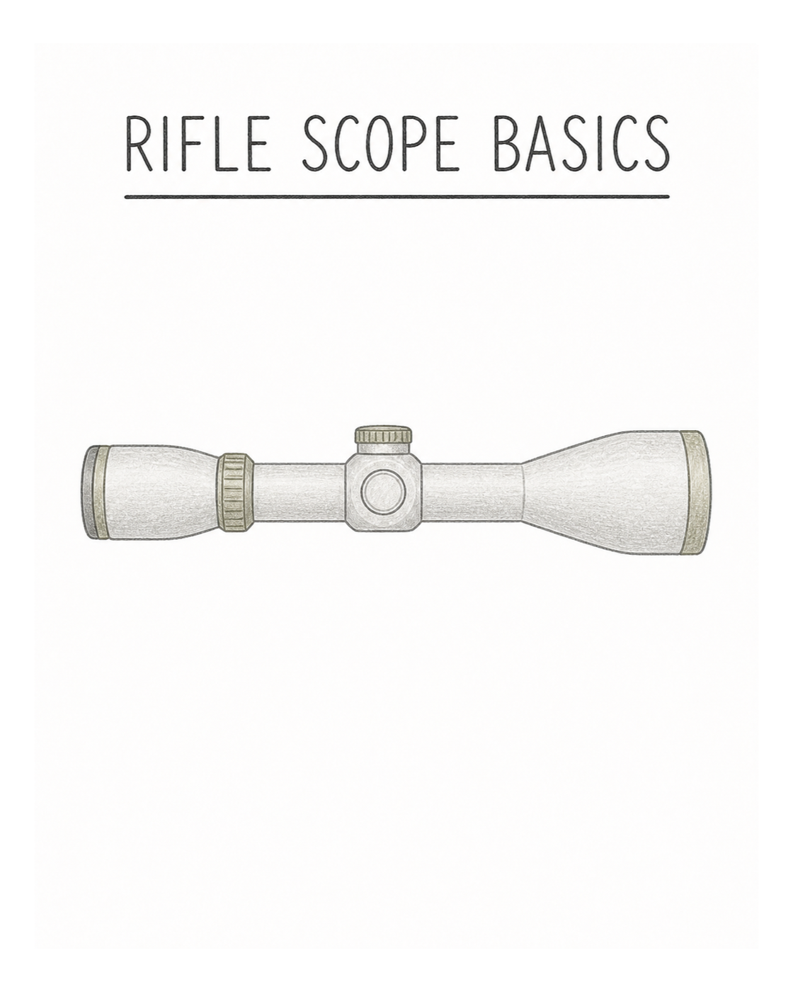 Illustration for How to Read a Rifle Scope